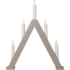TOPP10! JULTIPS! Christmas Living. Elegant 5-armad Ljusstake beige 41 cm. JULNYHET! - Bild 6