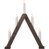 TOPP10! JULTIPS! Christmas Living. Elegant 5-armad Ljusstake brun 41 cm. JULNYHET! - Bild 2